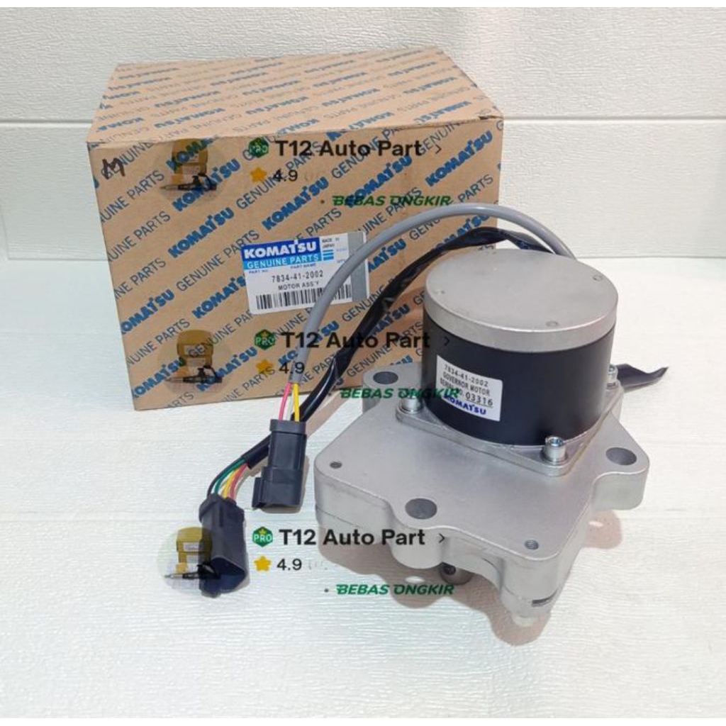 Motor Gas Governor Motor Assy PC130-7 PC200-7 PC130F-7 Komatsu 7834-41-2000/01/02