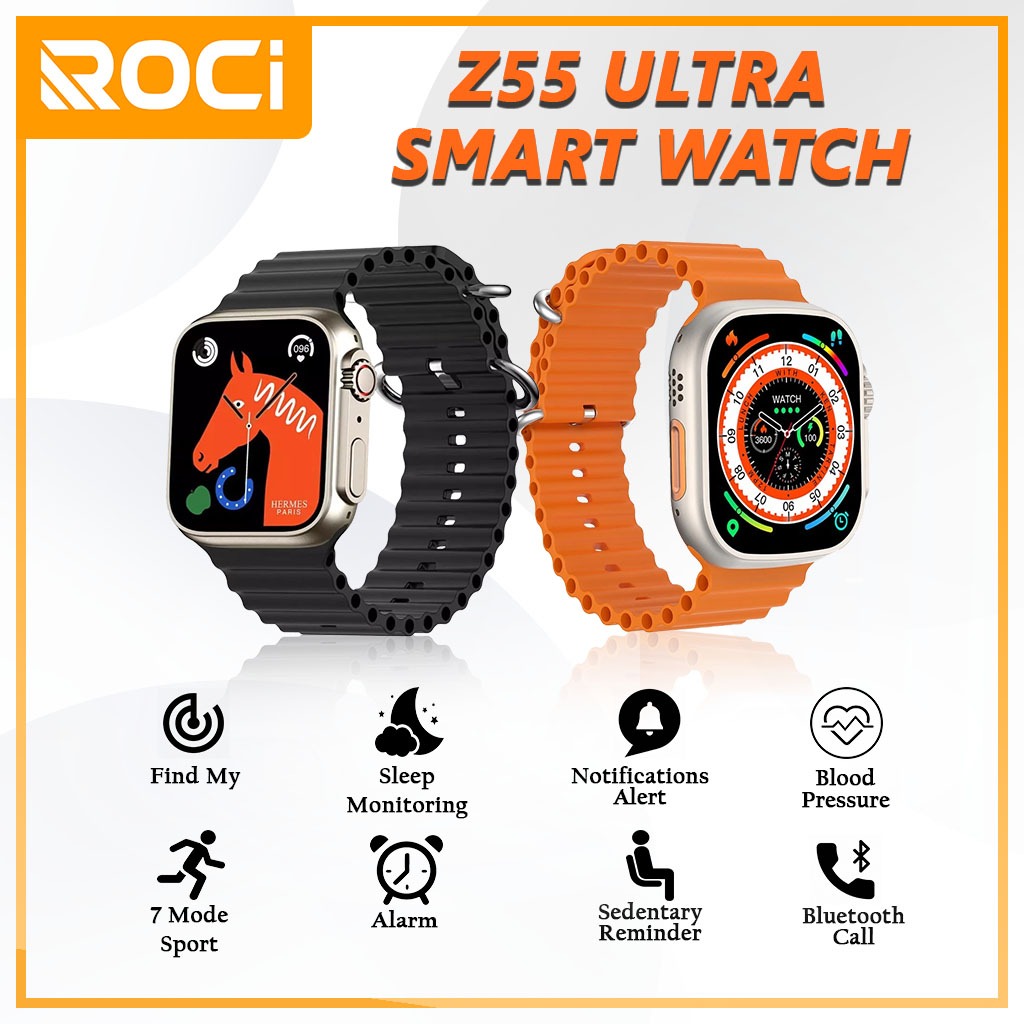 Jam Smartwatch Z55 Ultra - Jam Tangan Pintar Bluetooth Pria Wanita - Jam Tangan Pintar Bluetooth - J