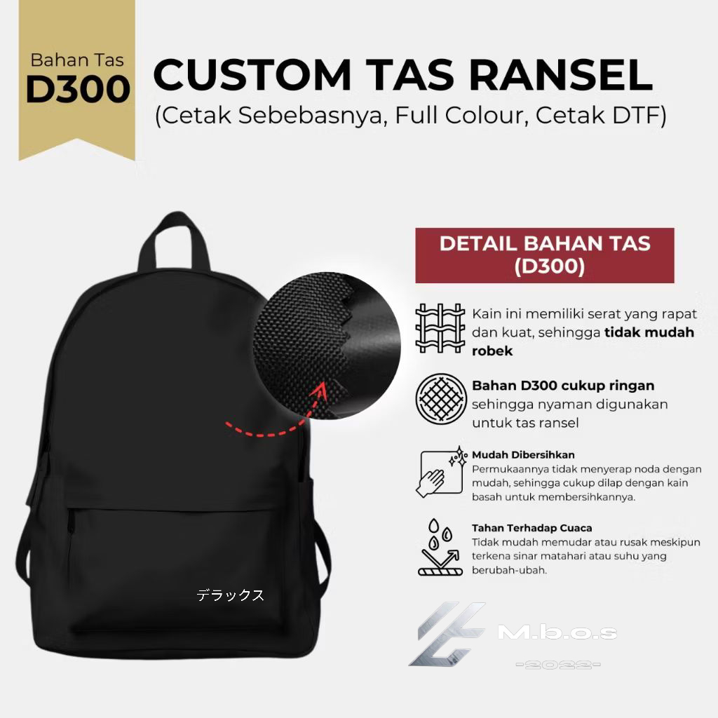 Tas ransel sekolah distro pria dan wanita smp sma