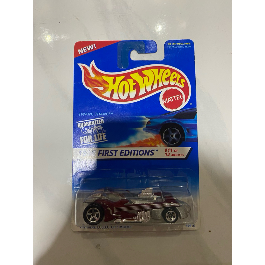 hot wheels twang thang blue card