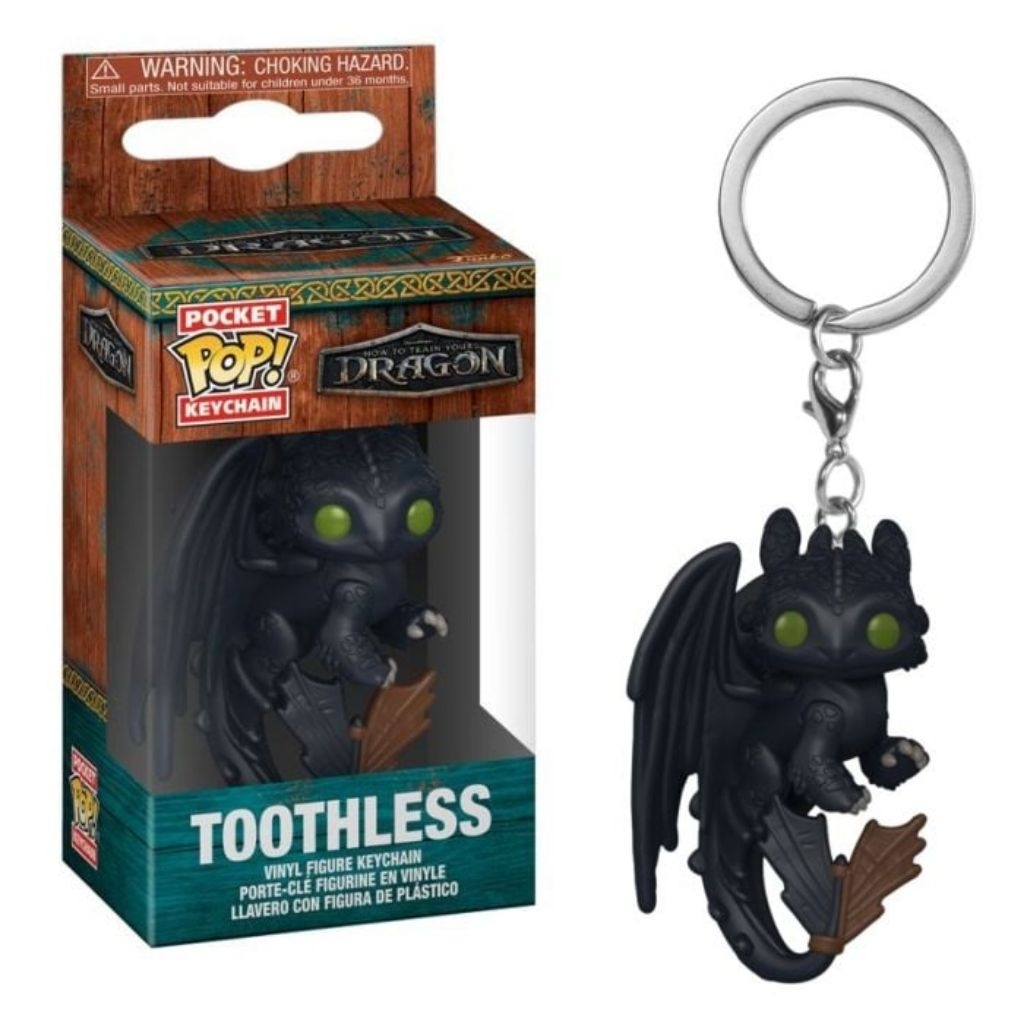 Toothless Pocket POP  keychain - How To Train Your Dragon