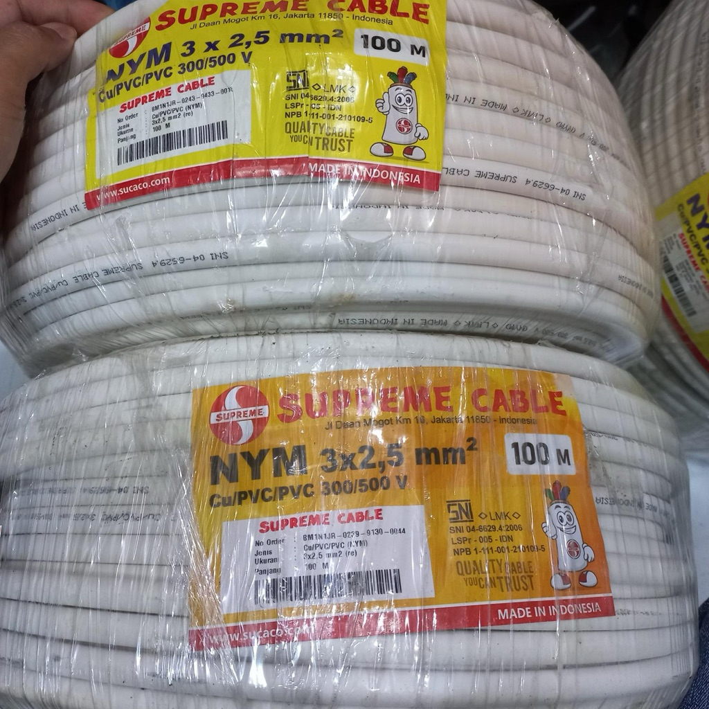 kabel nym SUPREME 3x2,5mm 100M 3x2.5mm supreme rollan @100m