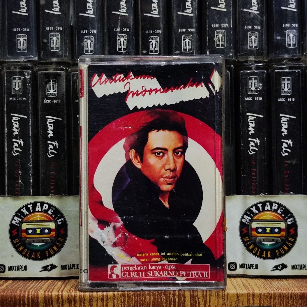 Kaset - Guruh Soekarno Putra - Untukmu Indonesiaku - Radio Tape - Kaset Pita - Radio - Pemutar Kaset