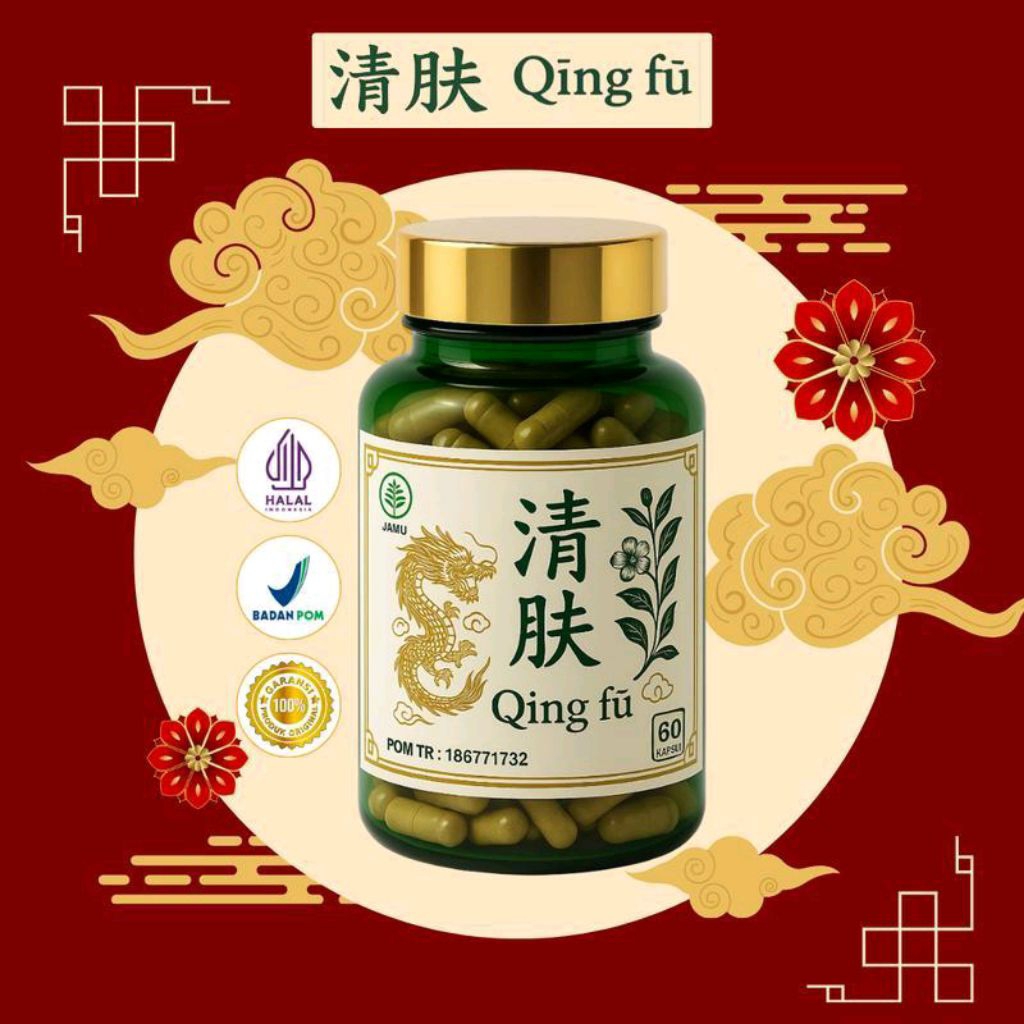QINGFU OBAT GATAL || QINGFU Herbal Atasi Gatal Kulit || Qing Fu Kapsul Herbal Untuk Kulit Sehat || S