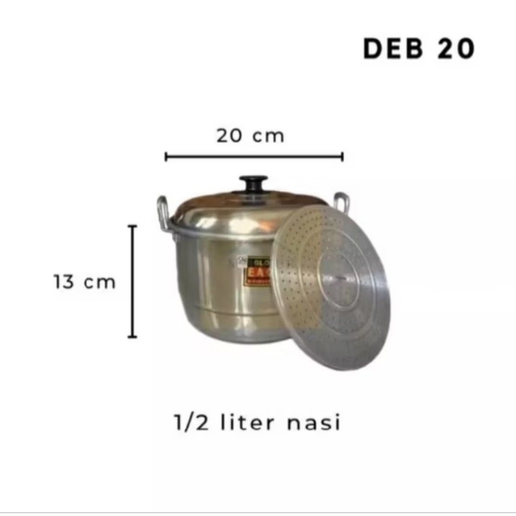 dandang 20 cm eagle/kukusan