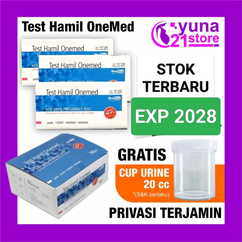 (BELI 10 PCS GRATIS POT URINE) TESPEK ONEMED TESPEK KEHAMILAN AKURAT SENSITIF ONEMED PEKANBARU