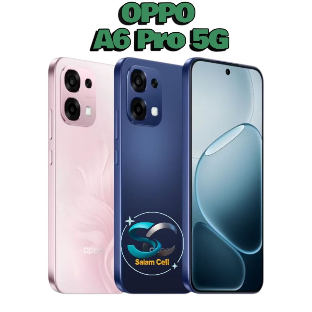 OPPO A6 Pro 5G Ram 8+8/256GB NFC Battery 7.000mAh, Military-Grade Shock Resistance Original