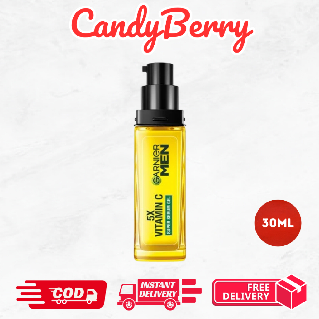 Garnier Men Turbo Bright Super Serum Gel 30ml Vitamin C