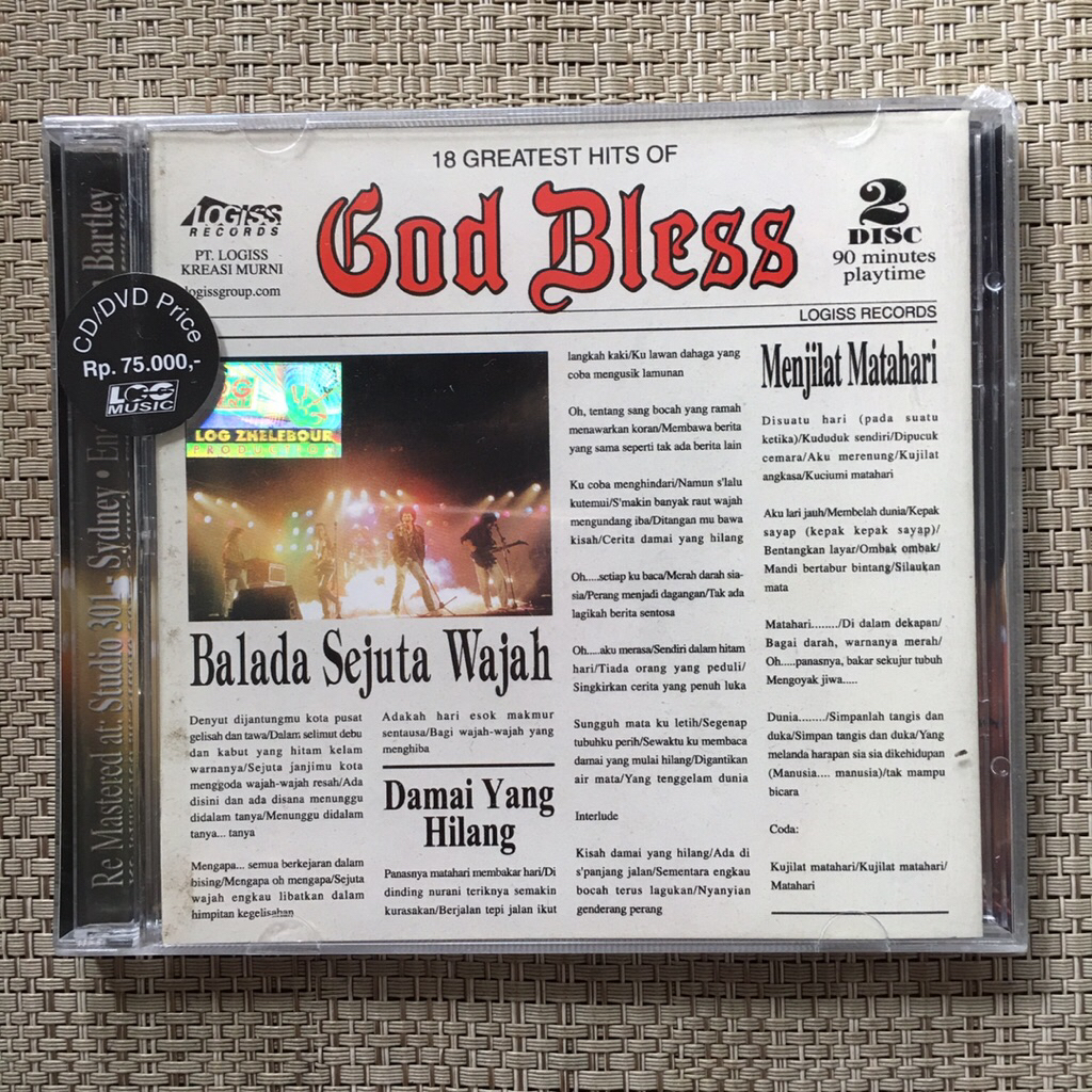 CD Godbless - 18 Greatest Hits Of | Segel