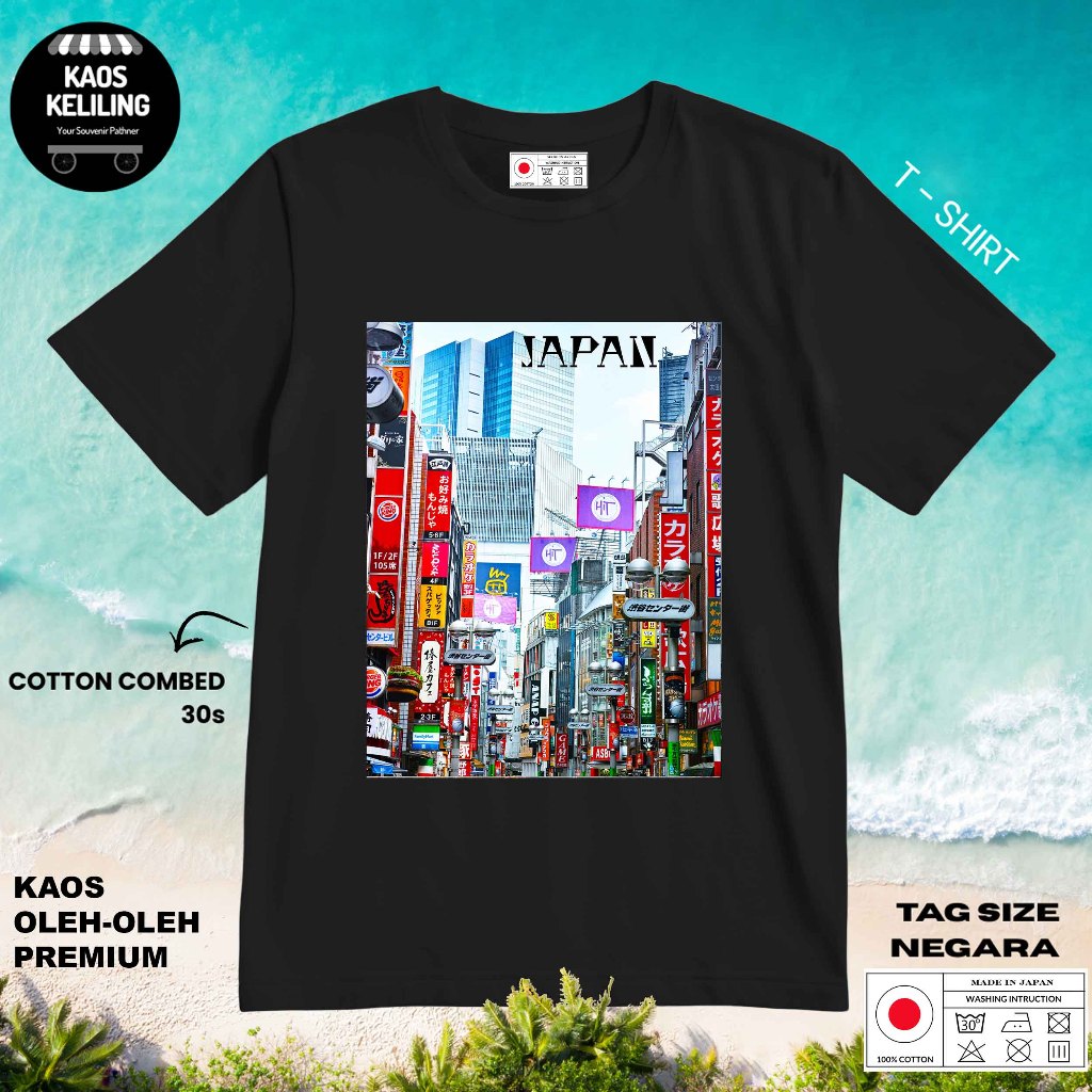KAOS OLEH OLEH JEPANG JAPAN 26 PAKAI TAG LABEL JEPANG ASLI BAJU SOUVENIR PREMIUM GIFT