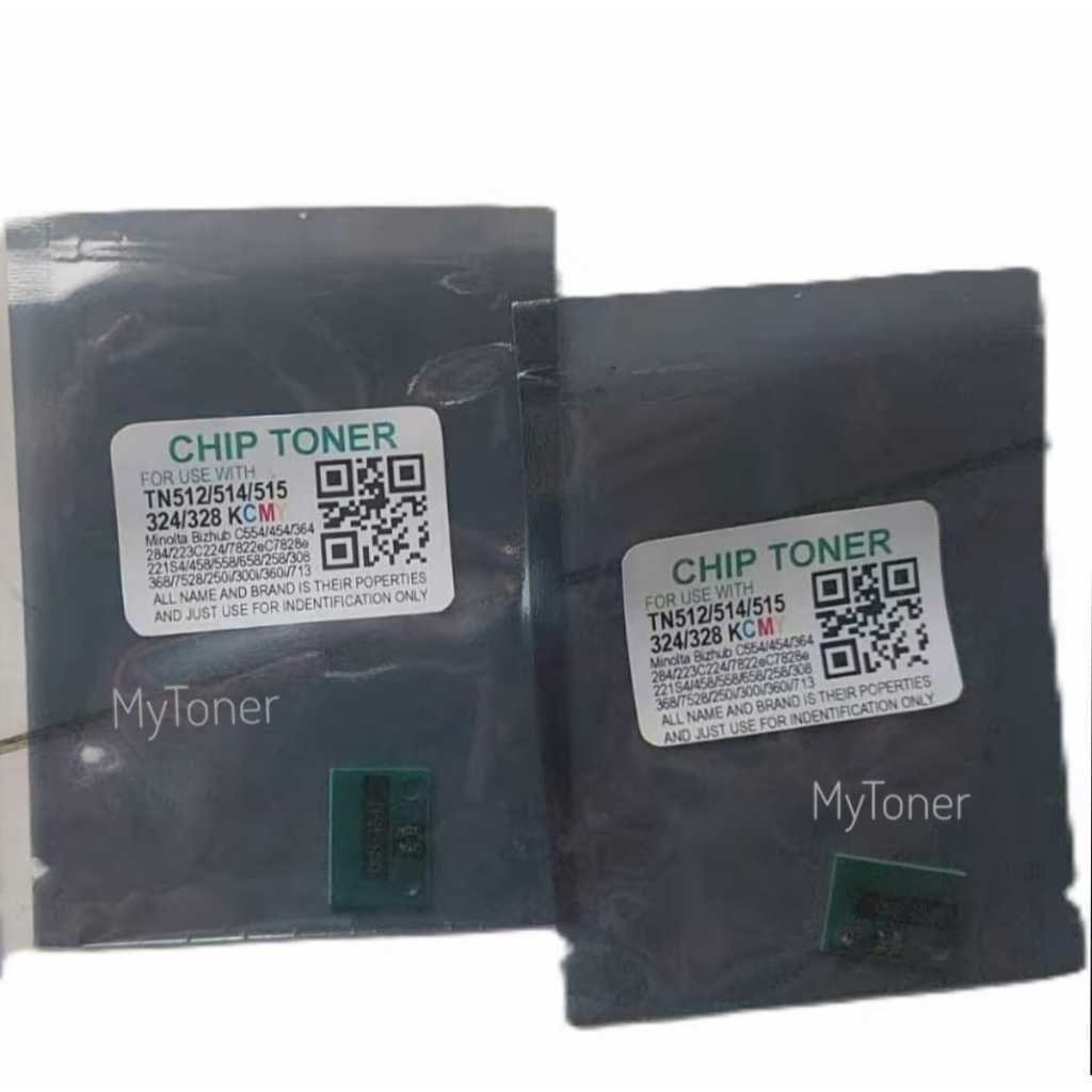 Chip Toner Bizhub C223 C554 C454 C364 C284 C224 C7822e C7828e C221S4 C458 C558 C658 C258 308 368 752