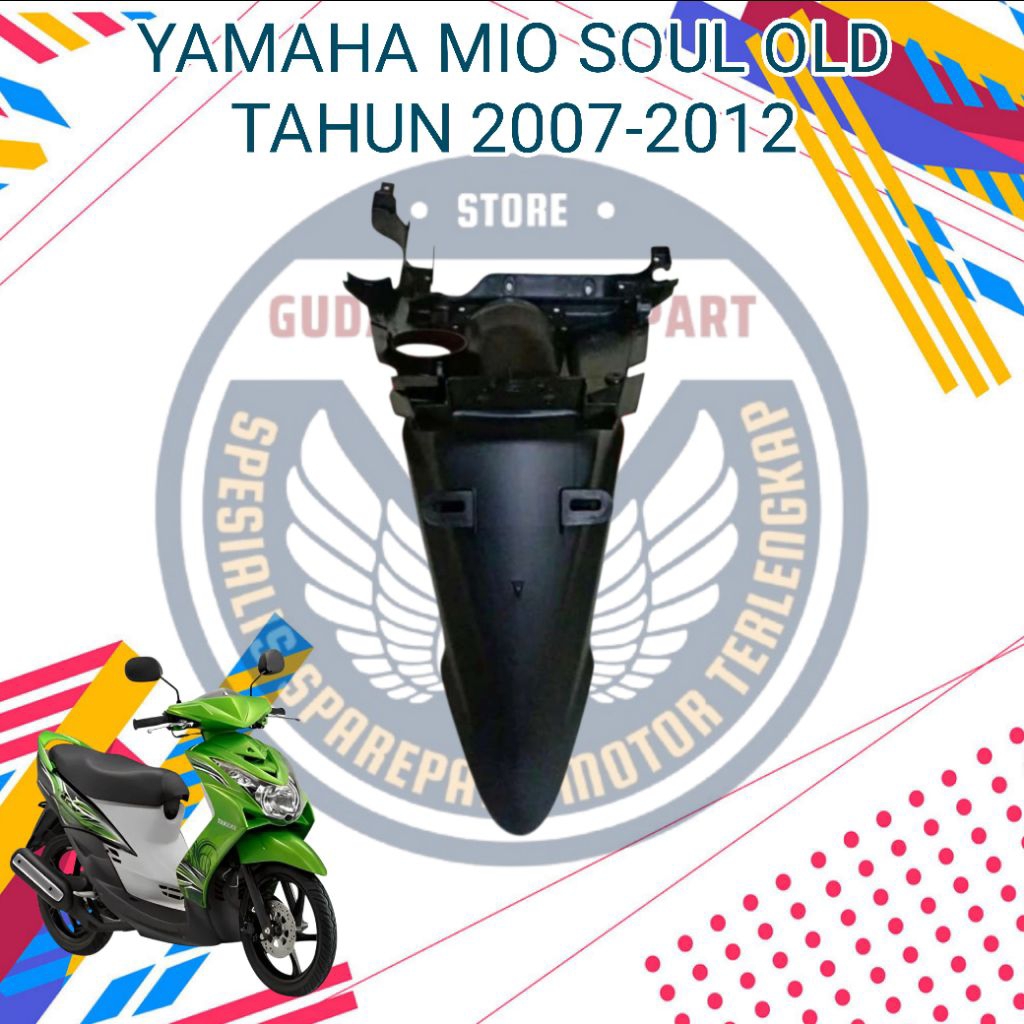 COVER BODI KASAR MIO SOUL | Spakbor belakang mio soul karbu 2008-2012