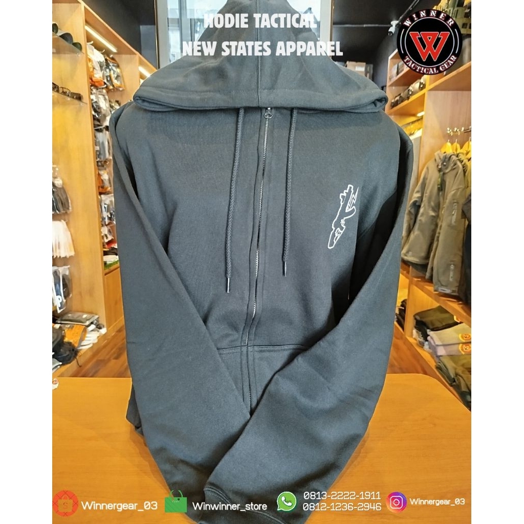 Hoodie tactical new states apparel black
