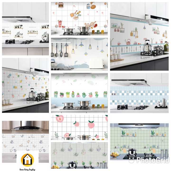 Stiker Dapur Anti Panas Minyak || Stiker Dinding Dapur Anti Air Dan Panas