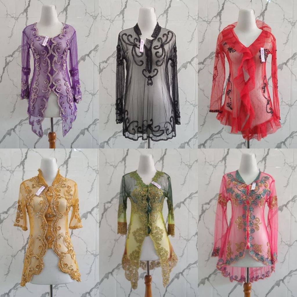 KEBAYA BRUKAT // BRUKAT TRADISIONAL // ATASAN PAYET // BRUKAT PAYET WANITA // KEBAYA KONDANGAN