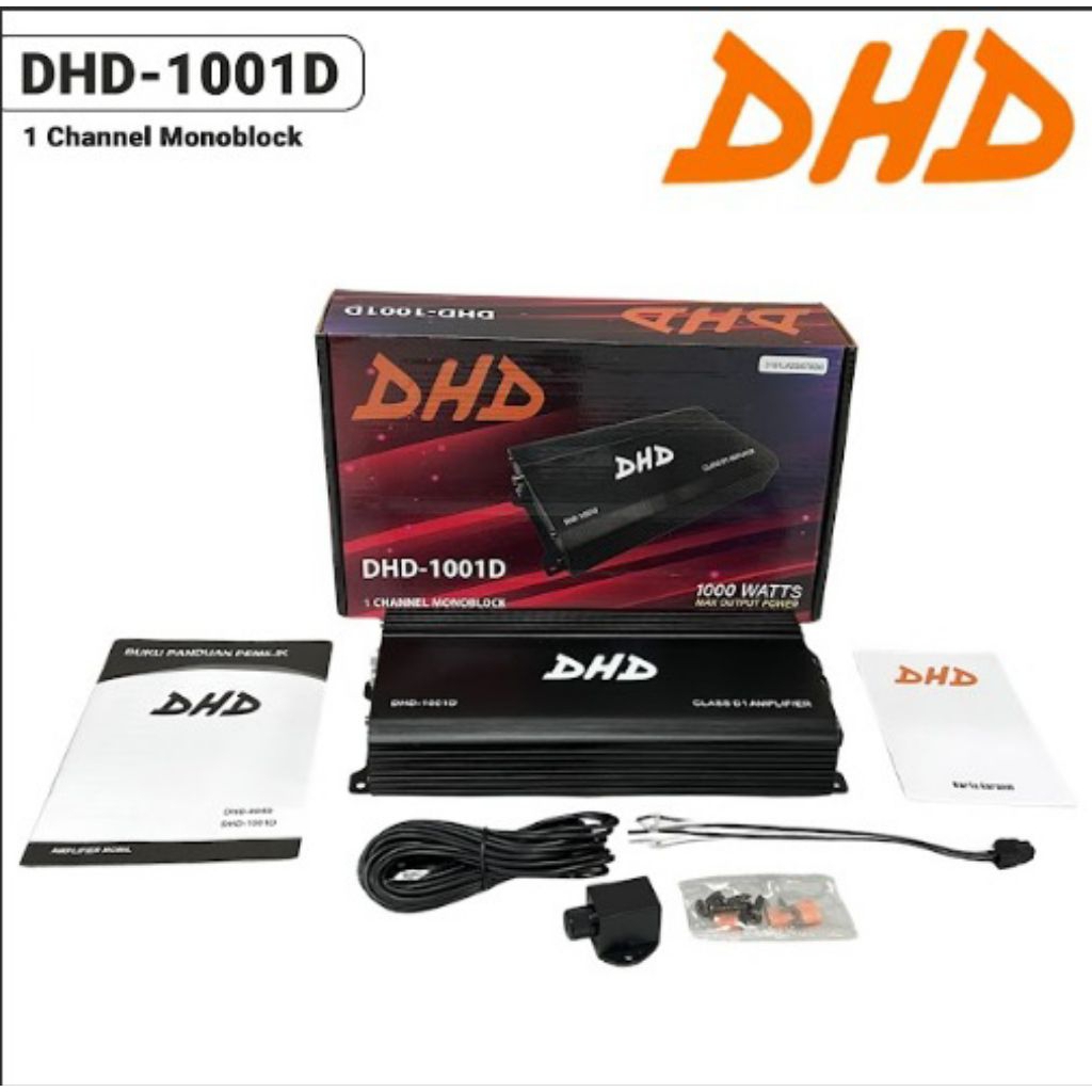 Power Amplifier - 1 Channel - DHD - 1001D - Monoblock