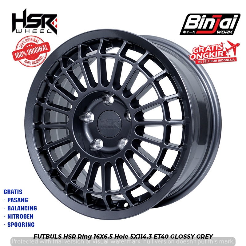 Velg Mobil HSR R16 Racing granmax xpander carry pickup rush brv dll - Hsr Futbuls Ring 16