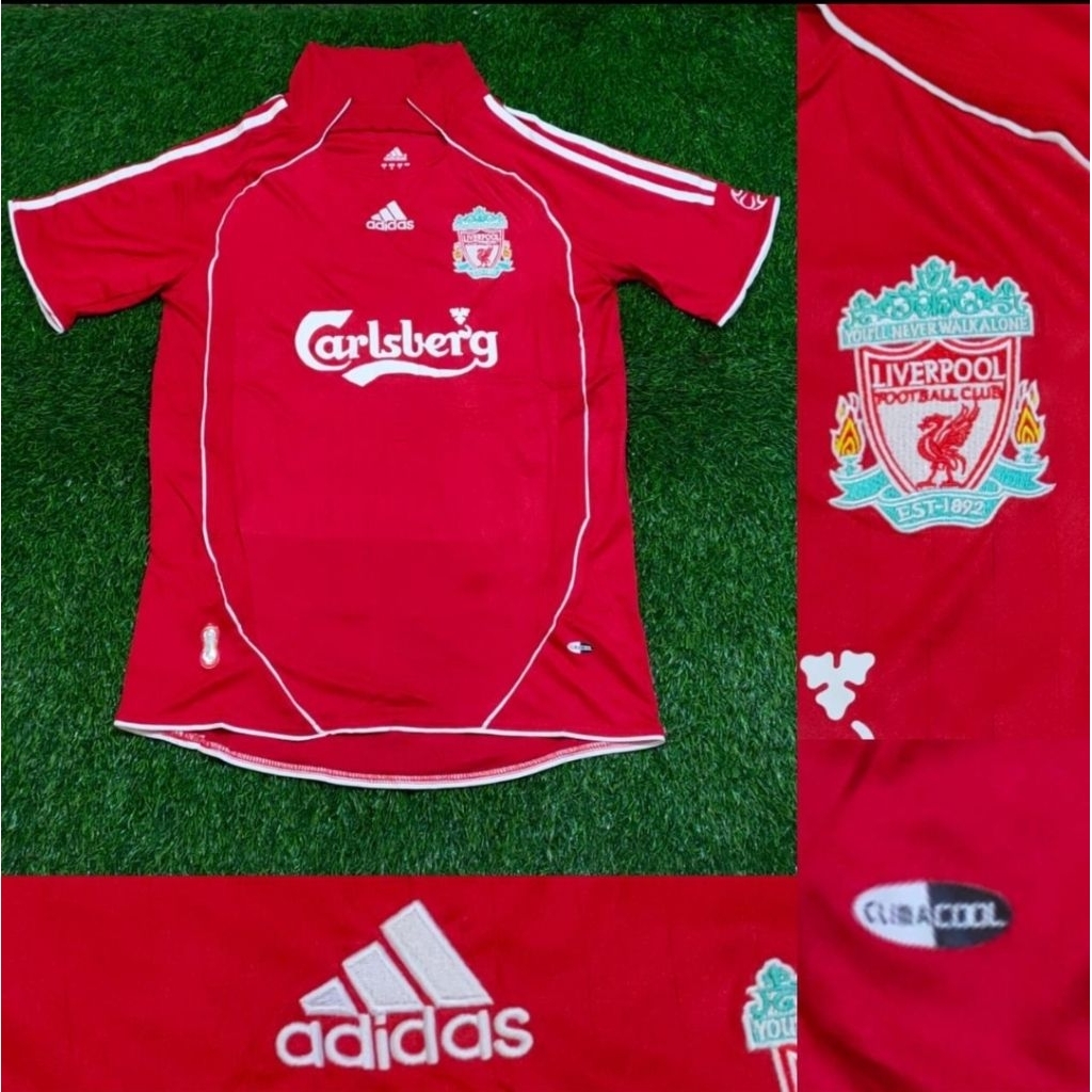Jersey Kaos Baju Sepak Bola Liverpol Liverpool Liverpul Ipul LFC Home Away 3rd Third Merah The Red R