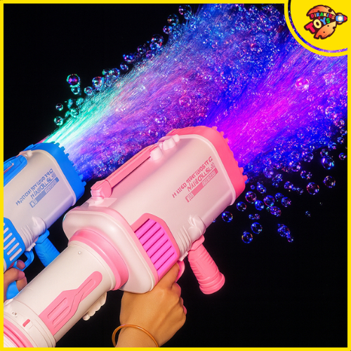 Dirakids Promo 25 Mata Mainan Anak Bubble Gun Bazoka Basoka / Mainan Tembak Tembakan Balon Gelembung