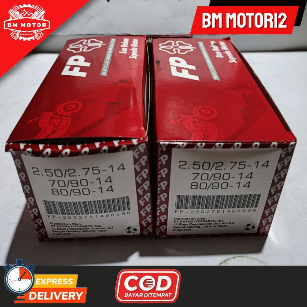 BAN DALAM FEDERAL RING 14- 70/90- 80/90- 250/275 ASTRA FP