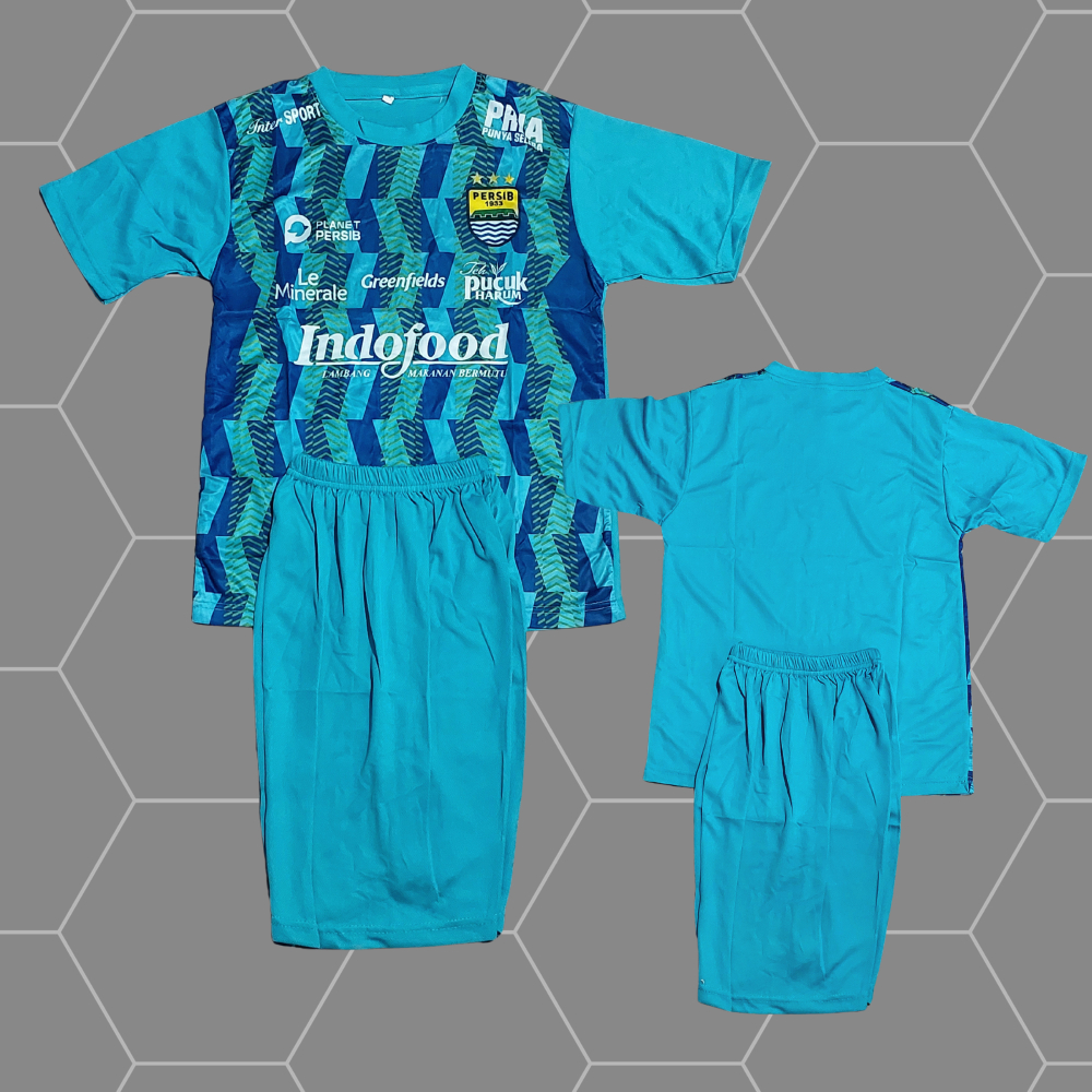 Setelan Baju Bola Kiper Anak Persib Terbaru