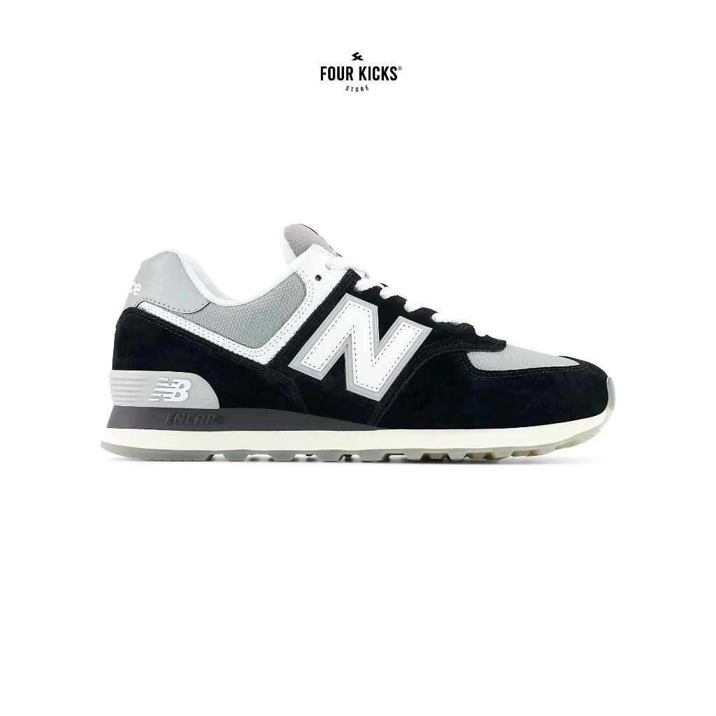 New Balance 574 Black White U574PBB - 100% ORIGINAL RESMI