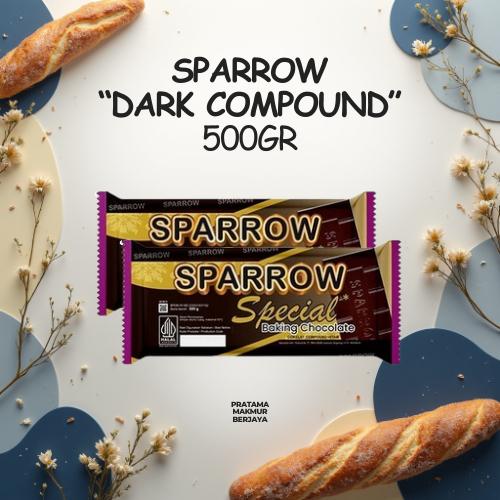 SPARROW DARK COMPOUND 500gr - COKLAT BATANG SPARROW