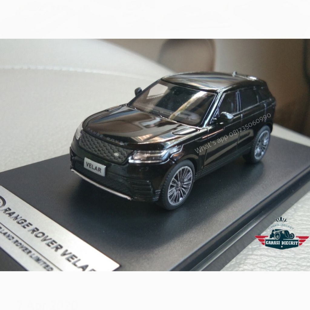Diecast LCD model 1/64 Range Rover Velar 1st edition black