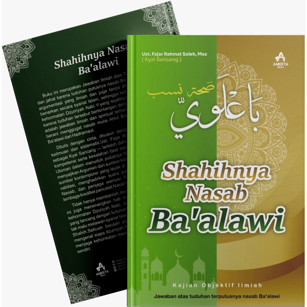 Buku Shahihnya Nasab Ba’Alawi