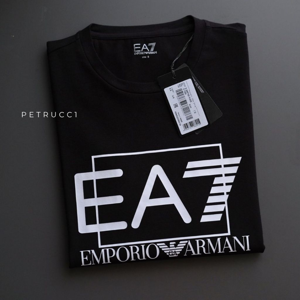 EA7 T Shirt logo Tee man men kaos PRIA