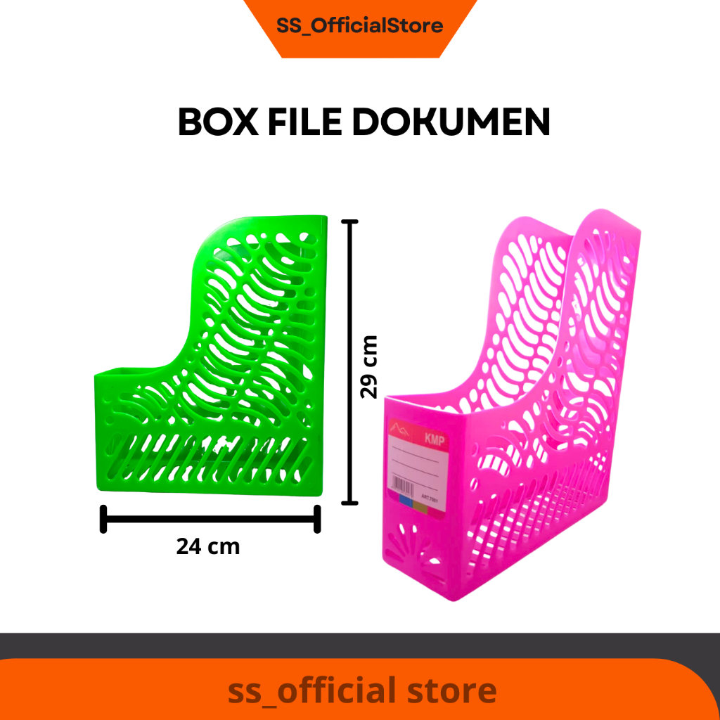 BOX FILE KERANJANG PLASTIK / RAK BUKU