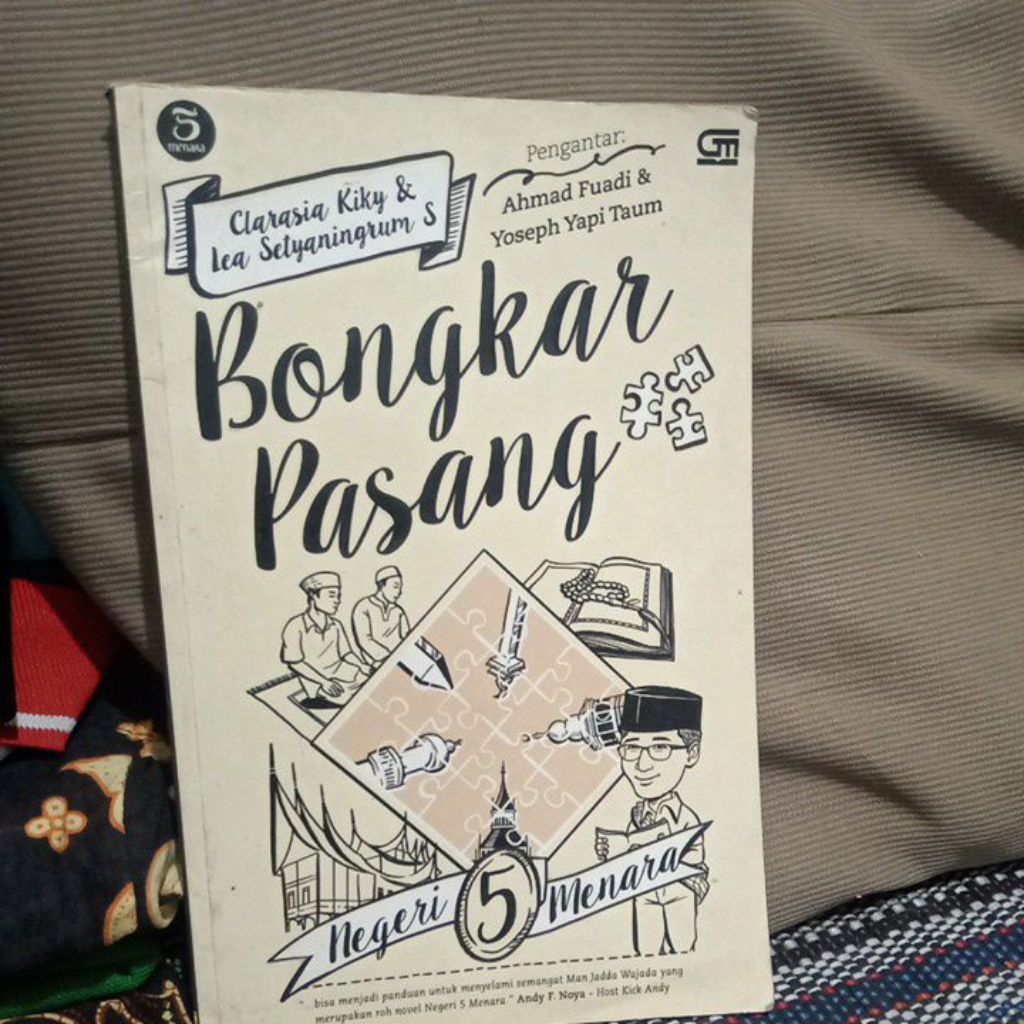 buku bongkar pasang negri 5 menara