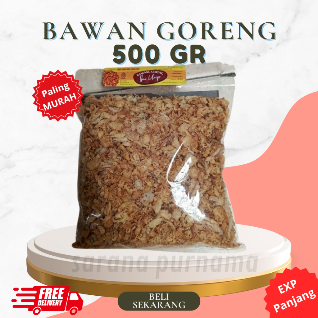 Bawang Goreng Premium/ Premium Fried/bawang goreng 500gr/bawang goreng/termurah