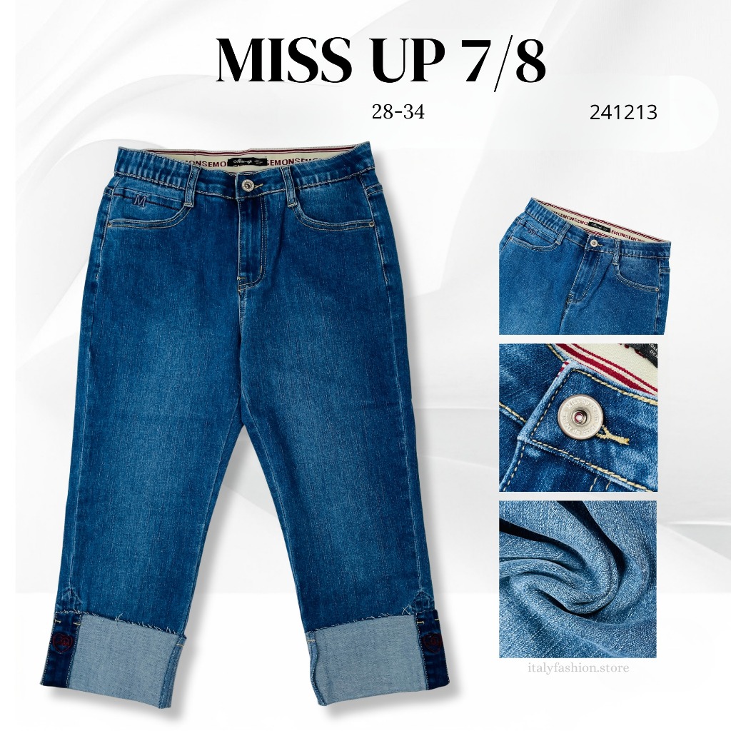 MISS UP Celana Jeans 7/8 Wanita 241213