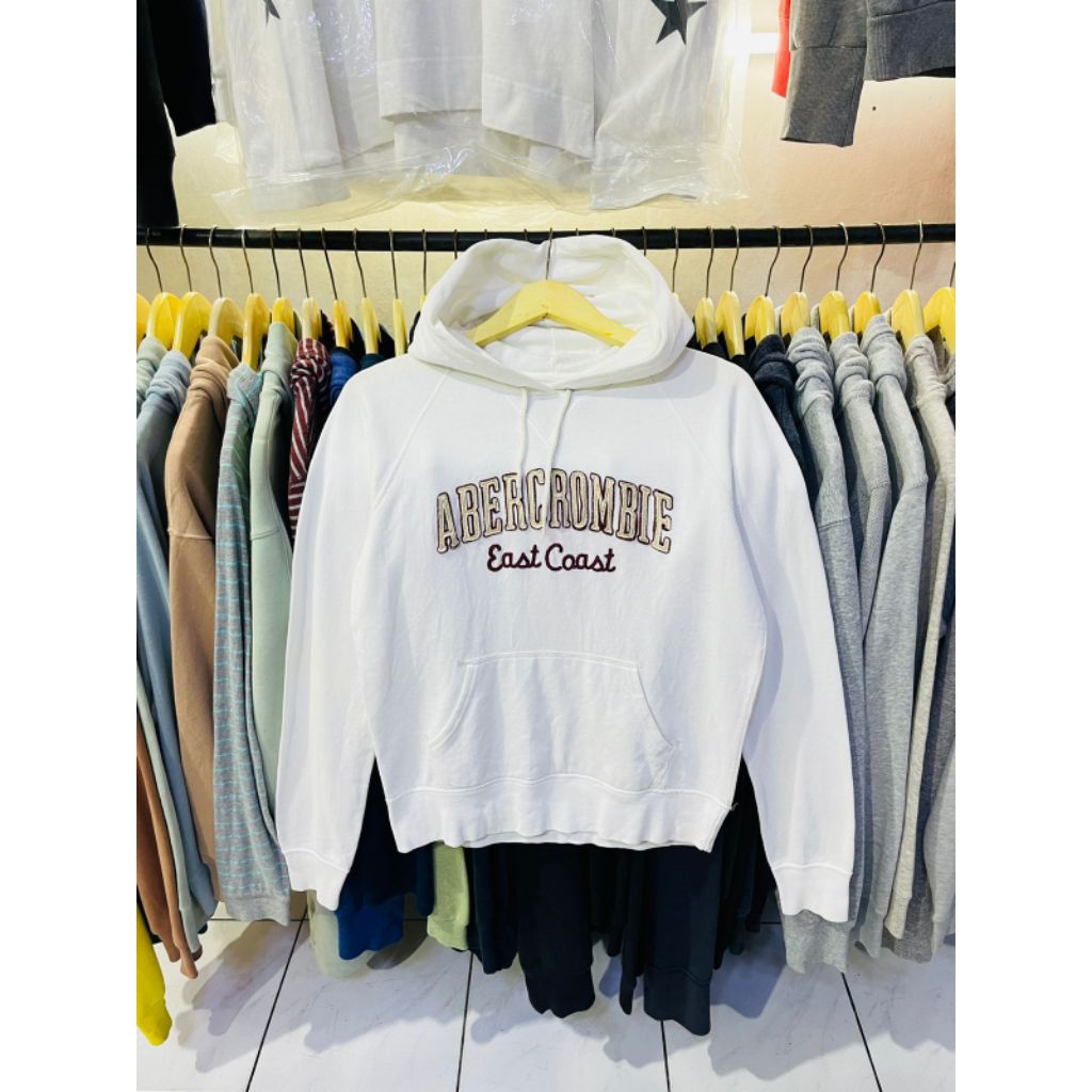 hodie ABERCROMBIE putih ( S )