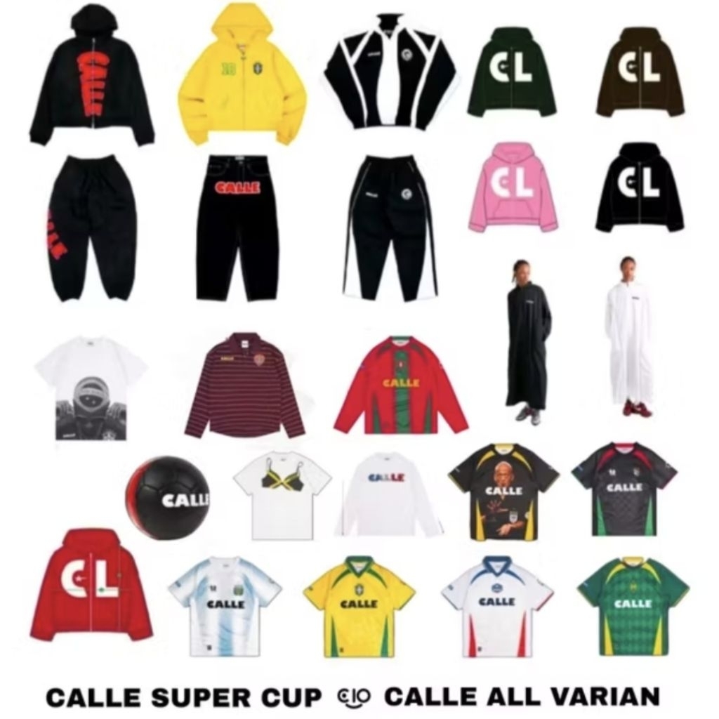 [ORI 100% & READY] CALLE All Edition - Full Zip Black Hoodie // Full Zip Pink Hoodie // Full Zip Bro