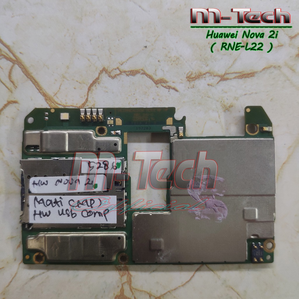 [5286] PCB Mesin Huawei Nova 2i 4/64 Gb [ RNE-L22 ] original minus mati mulus