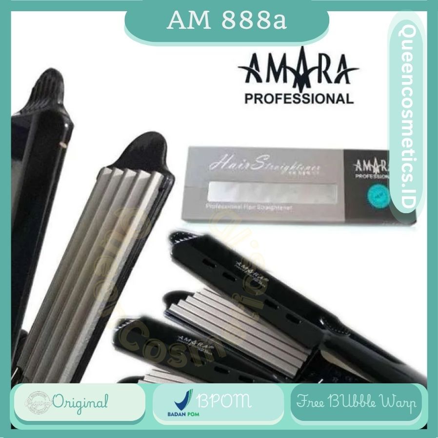 Catokan Zig Zag Amara AM 888A Catokan Rambut / Amara Professional Hair Straightener 2IN 1 ORIGINAL