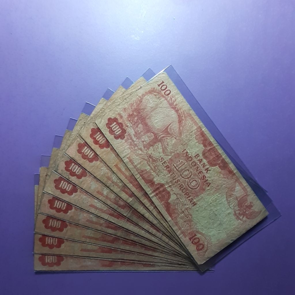 Uang 100 rupiah 1977 badak