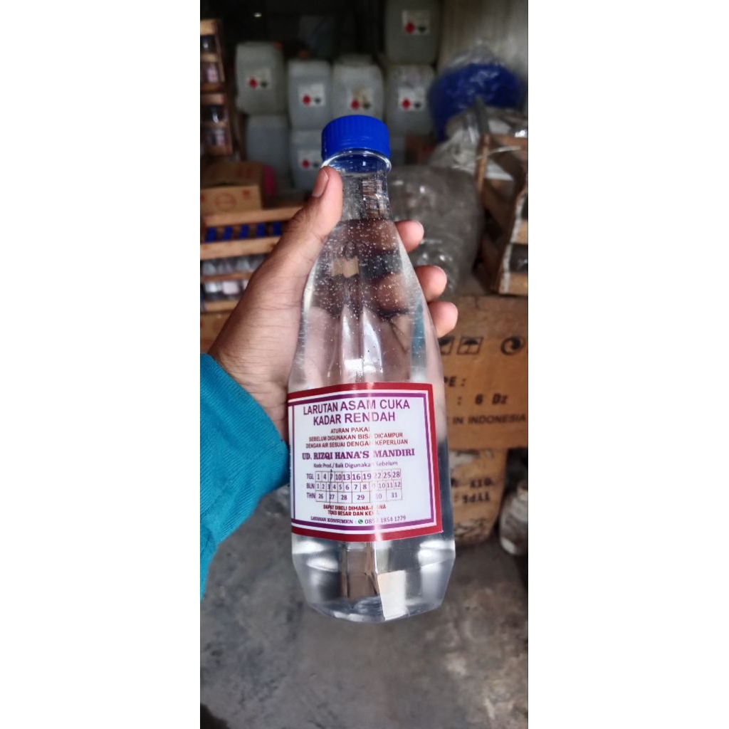Cuka Kadar Rendah 600ml Ud Hanas Mandiri