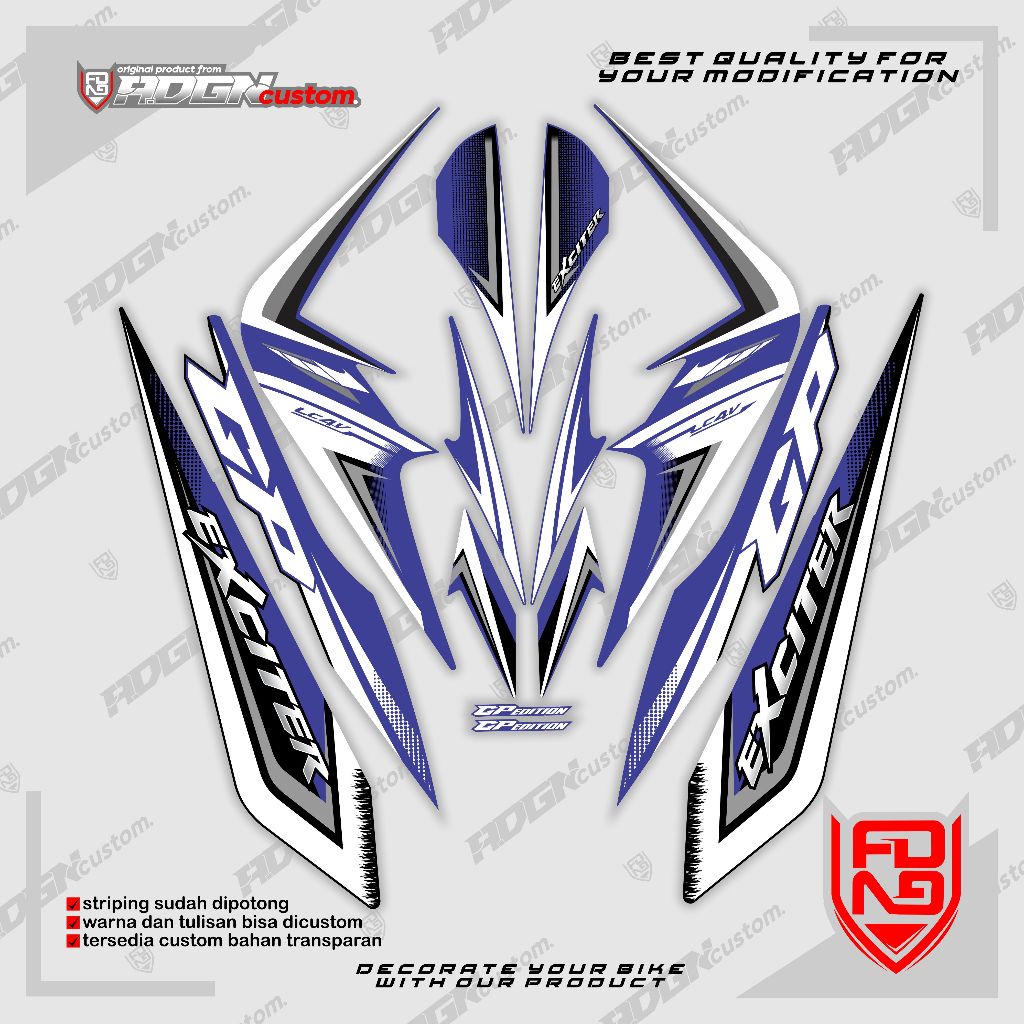 Striping Jupiter Mx Old 135 OJMX Exciter GP vietnam
