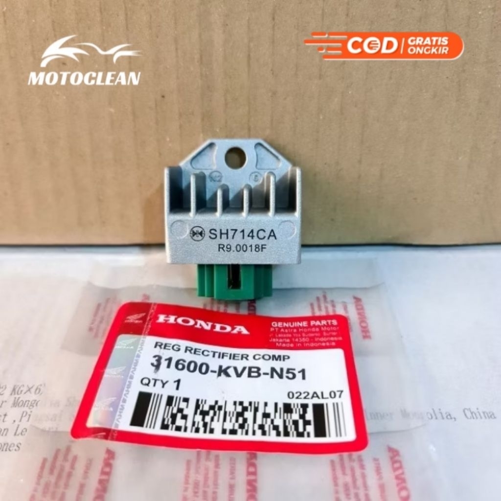 ORIGINAL AHM Kiprok Regulator Motor Honda Revo Vario 110 125 Blade Beat Fi Esp Scoopy KVB ORI Karbu 