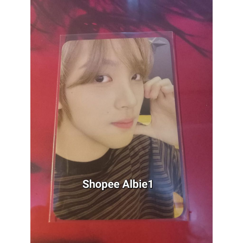 photocard OFFICIAL Haechan centil, POB NCT DREAM anniversary