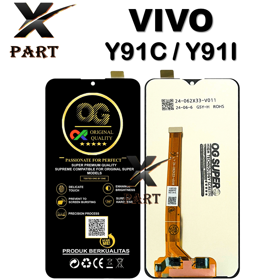 LCD TOUCHSCREEN VIVO Y91C / Y91I FULLSET ORIGINAL