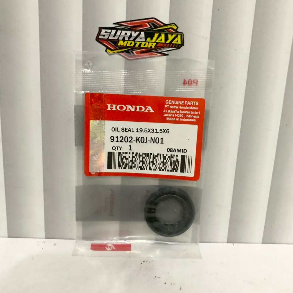 OIL SEAL / SEAL KRUK AS KIRI Genio Beat Street K1A Scoopy K2F F1 | 91202-K0J-901
