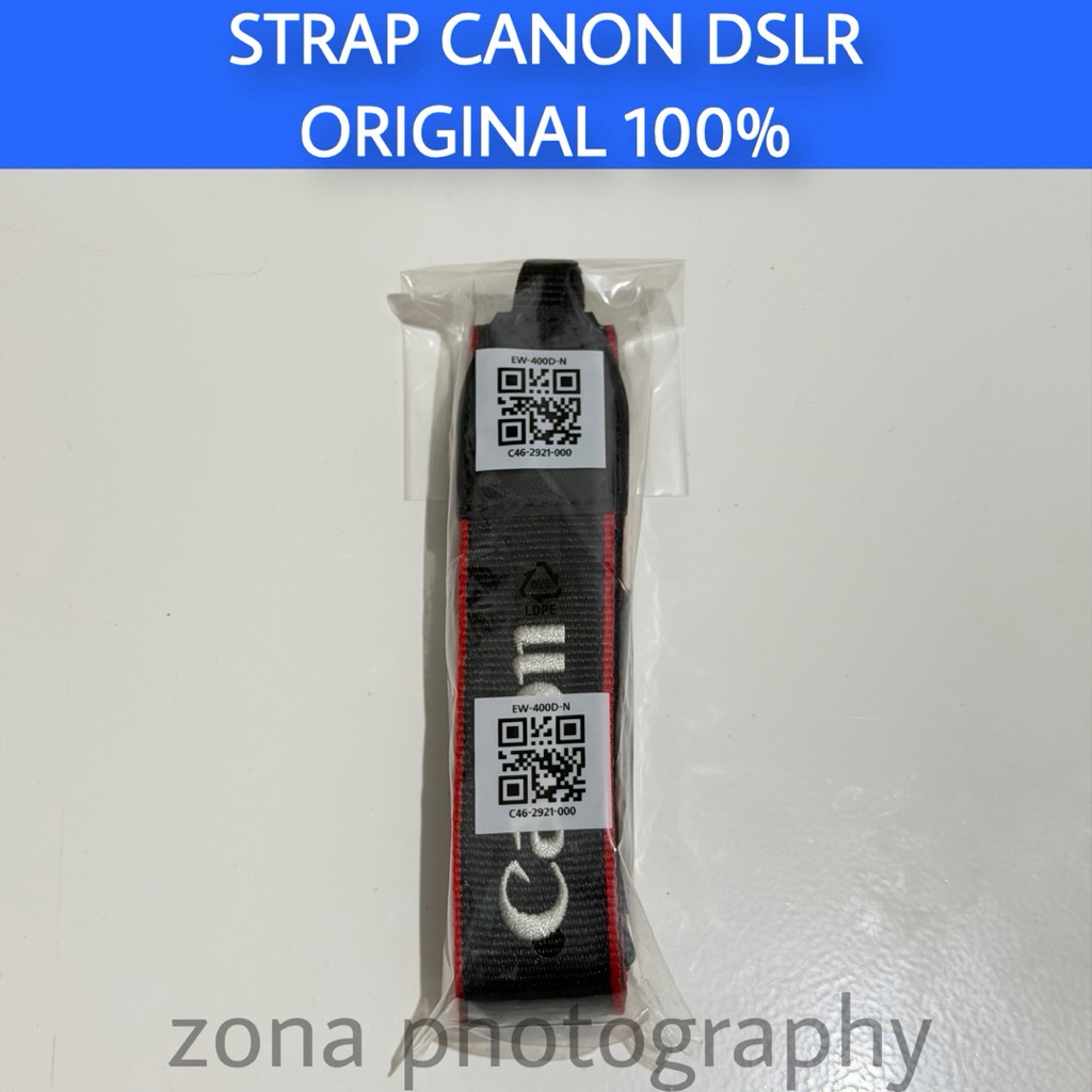 STRAP CANON DSLR ORIGINAL / STRAP KAMERA CANON SLR