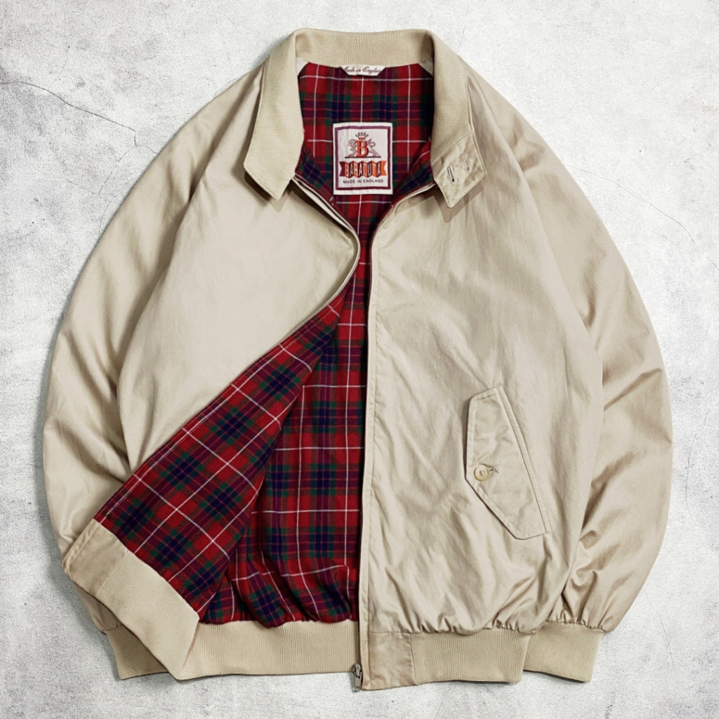 Baracuta G9 Original Harrington Jacket -  Baracuta Jacket Vintage 90s - Jaket Baracuta - harrington