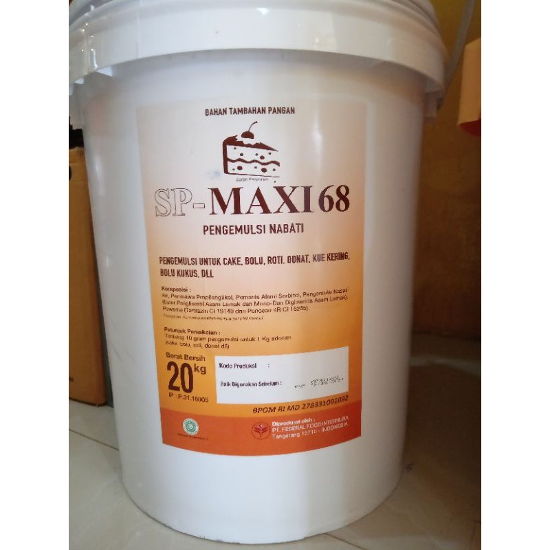 sp maxi 68 20kg / sp maxi 68 1 pail 20 kg khusus GOJEK GRAB INSTAN KURIR
