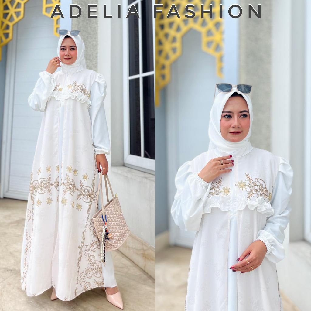 LGN - BAJU GAMIS NAURA DRES FREE BROS HIJAB BAHAN SABRINA MOTIF GAMIS TERBARU MODEL TREND KEKINIAN