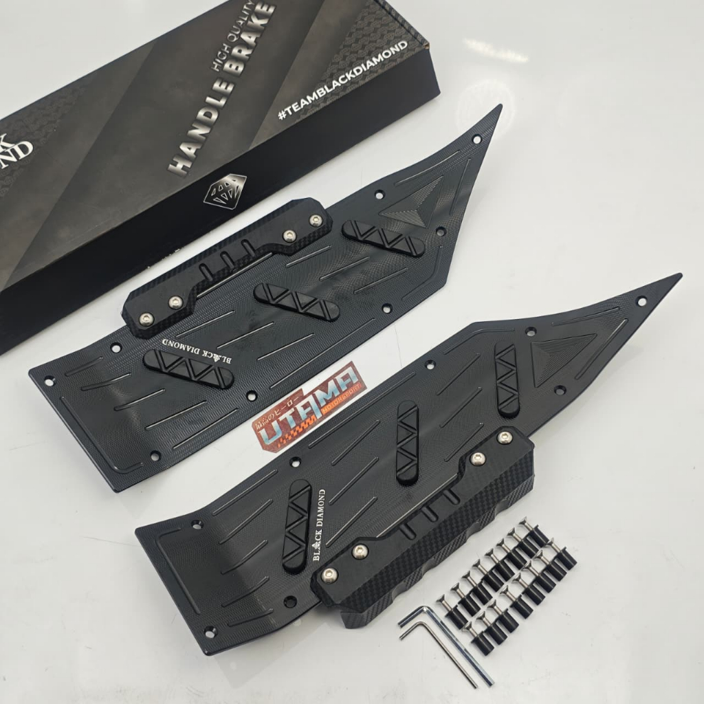 Bordes Karpet Aerox-155 New 2025 / Aerox Turbo / Aerox Alpha Turbo / Alpha Cybercity CNC Aluminium H